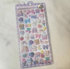 ホ*ス様 フワフワドロップシール　コットンパフィシールのサムネイル