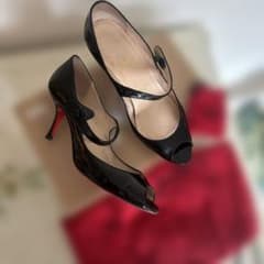 Cristian Louboutinエナメルパンプスメリージェーン38 1/2 Cristian Louboutinエナメルパンプスメリージェーン38 1/2 - メルカリ