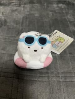 すみっコぐらし うきわマスコットキーチェーン サングラスver. しろくま