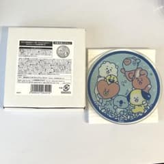 BT21 5주년 기념 아트전 유리 플레이트 꽃밭으로 달린다