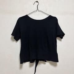 moussy バックリボン リブカットソー ブラックのサムネイル