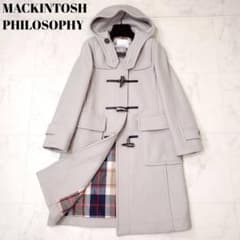 【マッキントッシュ/美品】ダッフルコート【ヘリンボーン/チェック/裏地総柄】 マッキントッシュ/美品】ダッフルコート【ヘリンボーン/チェック/裏地