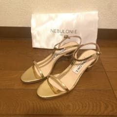 土日セール！ネブローニNEBULONI E. ゴールドサンダルのサムネイル