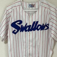 ヤクルトスワローズ ユニフォーム 当時物 シャープ産業 ネーム無し 【希少品】 ヤクルトスワローズ ユニフォーム 当時物 シャープ産業 ネーム無し