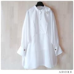 ◆幻◆美品 ADORE 定価3.6万円 ウール圧縮袖プリーツブラウス　式典 ◇幻◇美品 ADORE 定価3.6万円 ウール圧縮袖プリーツブラウス 式典