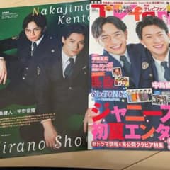 月刊TVfan 平野紫耀 中島健人 King & Prince 切り抜きのサムネイル