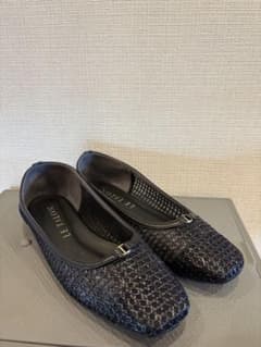LE TALON メッシュ フラットシューズ ブラック - メルカリ