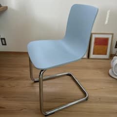 Vitra ライトブルー 椅子　HAL RE チューブ　キャンチレバー Vitra HAL REチューブ キャンチレバー 椅子 ライトブルー - メルカリ