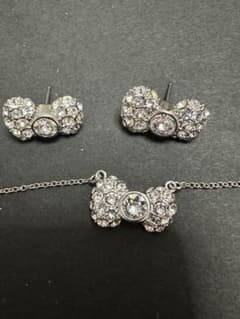 Hello Kitty Swarovski Necklace & Earrings, 2014