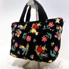 ルル様FEILER フェイラー ハイジフレンズフォレスト トートバッグ ブラックのサムネイル
