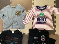 Tシャツ 男の子 ロンT 4枚セットのサムネイル