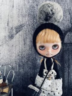 カスタム アイシードール 白肌 デザインモヘアウィッグ アウトフィット