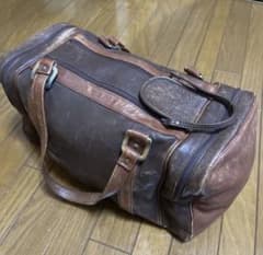 ヴィンテージ レザー ボストンバッグ ブラウンのサムネイル