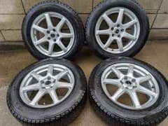 アルファード等 アルミスタッドレスタイヤセット225/60R17のサムネイル