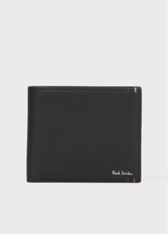 Paul Smith ブラック 二つ折り財布 箱付き - メルカリ