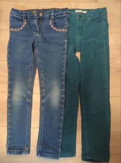 キッズ ロングパンツ 2本セット 115cmのサムネイル