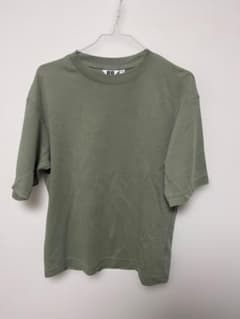 UNIQLO AIRism クルーネックTシャツ カーキ Sサイズのサムネイル