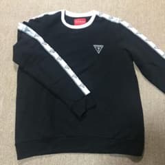 レア商品！！GUESS スウェット トレーナー Sサイズ ブラックのサムネイル