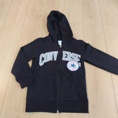 CONVERSE 黒パーカー 130サイズのサムネイル