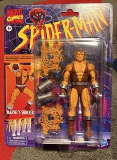 Marvel Legends Spider-Man Retro Package Shocker