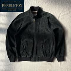 PENDLETON スウェード レザー スウィングトップ G9 ブラック L PENDLETON スウェード レザー スウィングトップ G9 ブラック L - メルカリ