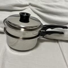 INKOR 蒸し器付き　深型片手鍋　ステンレス製 INKOR 蒸し器付き 深型片手鍋 ステンレス製 - メルカリ