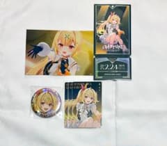 星川サラ にじさんじ OVERTURE カード 缶バッジ チケット風カード