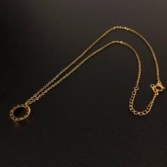 ゴールド ネックレス チェーン シェル ヴィンテージ レディース