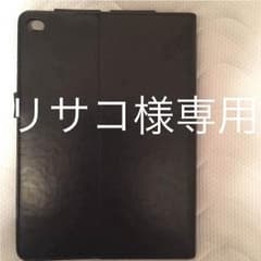 iPad Air2 カバーケース 黒 皮素材 お父さんストラップのサムネイル