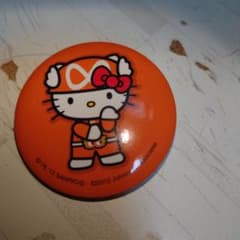関ジャニ∞ エイトレンジャー×ハローキティコラボ缶バッジ新品オレンジ