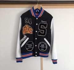 supreme 2009aw varsity jacket レザースタジャンのサムネイル