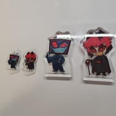 하즈빈호텔 알래스터 보쿠스 일본옷 아크릴 핀즈 코로트 세트