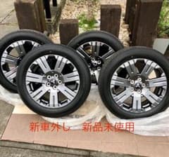 新車外し】三菱デリカd5 ジャスパー専用ホイール ダーククローム塗装