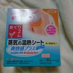 めぐりリズム蒸気の温熱シート爽快感プラス16枚入りのサムネイル