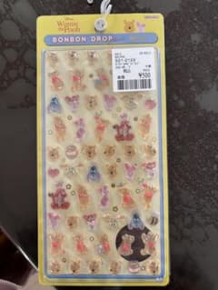 正規品　くまのプーさん ボンボンドロップシール　ミニのサムネイル