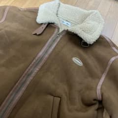 古着　ボアジャケット ブラウン　ムートン　フライトジャケット　バイオハザードのサムネイル