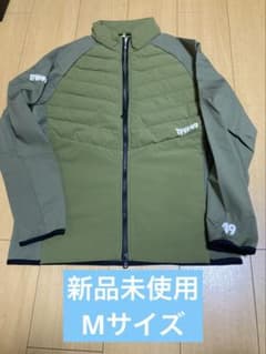 新品未使用 MサイズTFW49 カーキ ゴルフ ジャケット 防寒 ダウン 秋冬