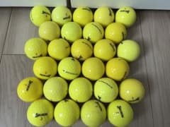 ゴルフボール　27個　スリクソン　SRIXON 中古　黄色のサムネイル