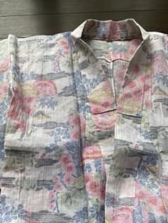 美品⭐︎夏物単衣⭐︎小紋 麻のサムネイル