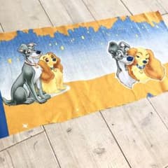 わんわん物語　ビンテージシーツ　レア柄　大柄のサムネイル