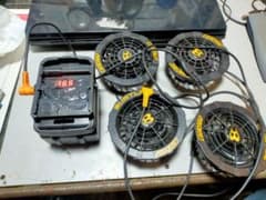 空調服ファン用のマキタアダプター　BURTLE　　二種　電圧計のサムネイル