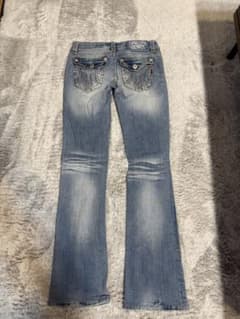 MEK DENIM フレアデニム ライトブルー y2k ローライズデニムのサムネイル