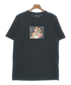 DIESEL ディーゼル 半袖Tシャツ メンズ M 黒 プリント