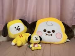BT21 CHIMMY ぬいぐるみ マスコット 3点セットのサムネイル