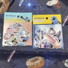 パペットスンスン マシュマロシール 2種セットのサムネイル