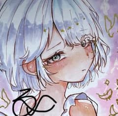 オリジナルイラスト アナログ コピック 手描きイラスト 原画 一点物