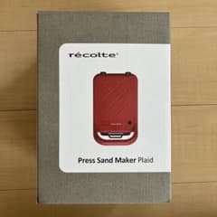 レコルト プレスサンドメーカー プラッド マットレッドのサムネイル
