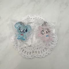 ナルミヤキャラクターズめじるしアクセサリー ポンポネット ミント ピコ2個セットのサムネイル