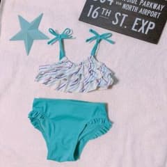水着 子供水着 女の子水着 3t 100 110 海外ビキニ ビキニ 女児のサムネイル
