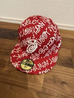 希少00s STUSSY × NEW ERA 59FIFTY 7 1/2 OLDのサムネイル